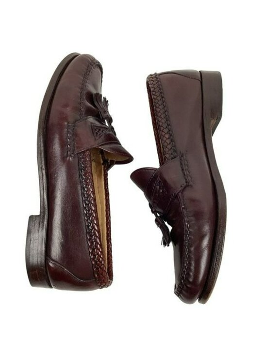 Allen Edmonds Maxfield Tassel Loafer Brown Style #47717 Mens 9.5 E